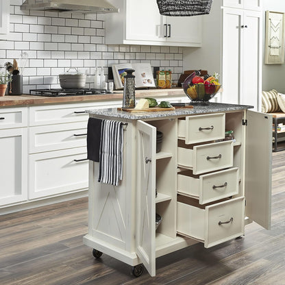 Seaside Lodge Granite Top Kitchen Cart by homestyles