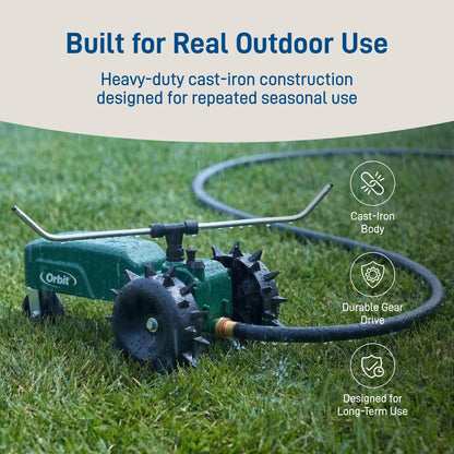 ORBIT Traveling Tractor Water Sprinkler System