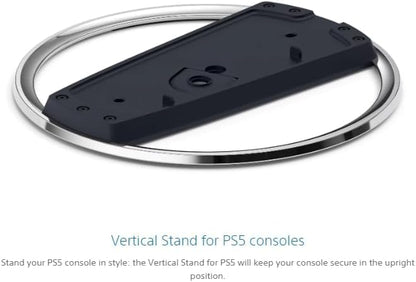 Pelidox Vertical Stand for PS 5 Consoles - PS 5 Slim Pro Base Accessories for P5 Console Disc and Digital