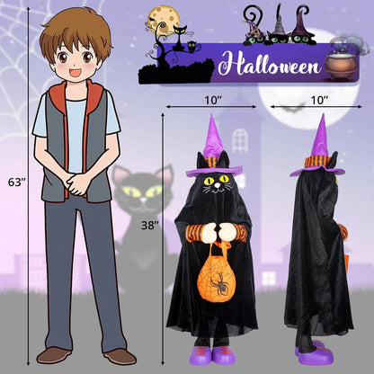 Halloween Decorative Porch 4-Pack Trick-or-Treat Jack-O-Lanterns