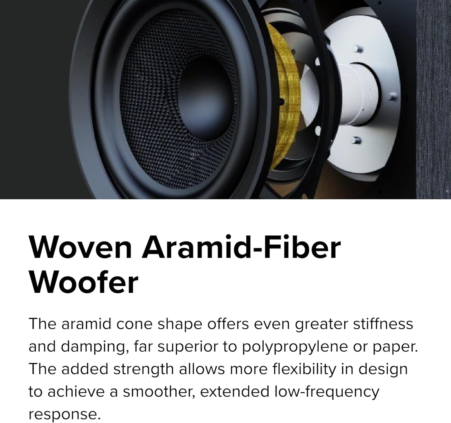 ELAC Debut 3.0 DB63-WN Bookshelf Speakers, Walnut (Pair) - 1” Aluminum Dome Tweeter & 6.5” Aramid Fiber Woofer - 2-Way Bass Reflex - 42Hz to 38KHz Response