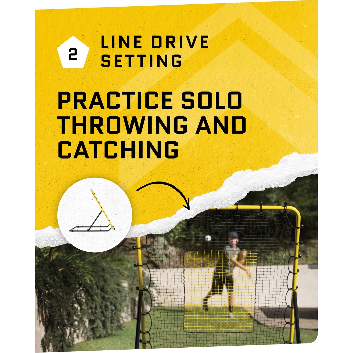 SKLZ Fielding Trainer Rebounder Net for Baseball & Softball