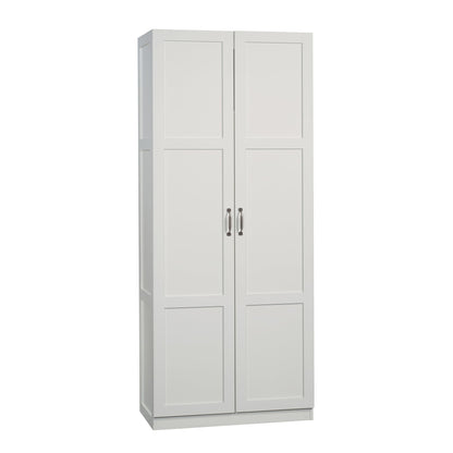 SAUDER White Finish Storage Cabinet / Pantry Cabinets
