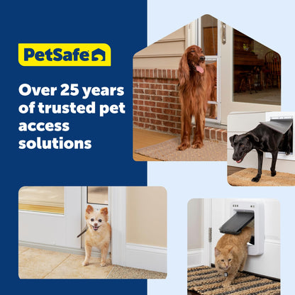 PETSAFE Sliding Glass Pet Door - No-Cut DIY Install for Renters