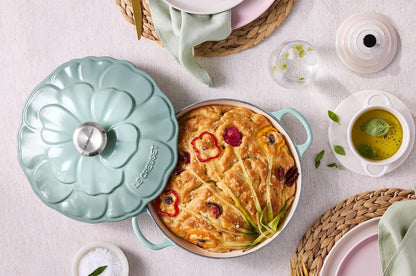 Le Creuset Signature Enameled Cast Iron Petal Braiser, 2.25qt., Shell Pink