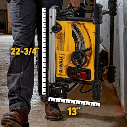 DEWALT 15 Amp 8-1/4 in. Compact Portable Jobsite Table Saw (DWE7485)