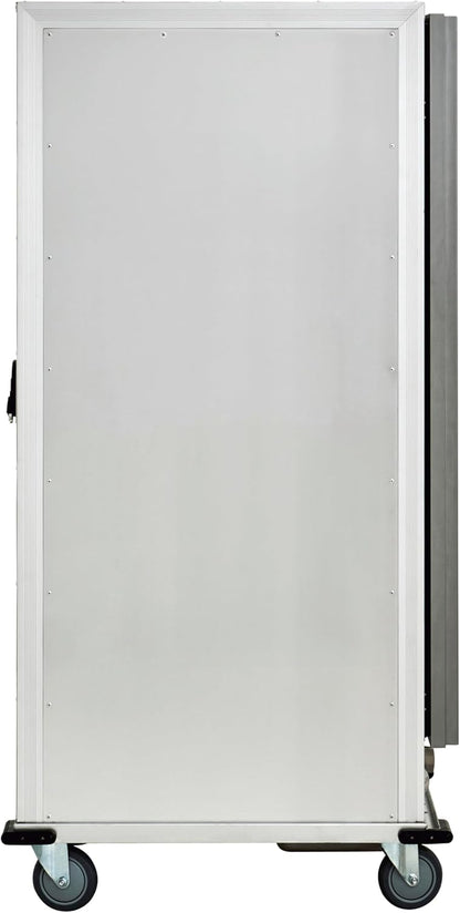 Commercial Heated Holding Cabinet, Full Size Mobile Insulated Commercial Hot Food Holding Cabinet, 36 Full Size Sheet Pan Capacity, 120V, 1440W