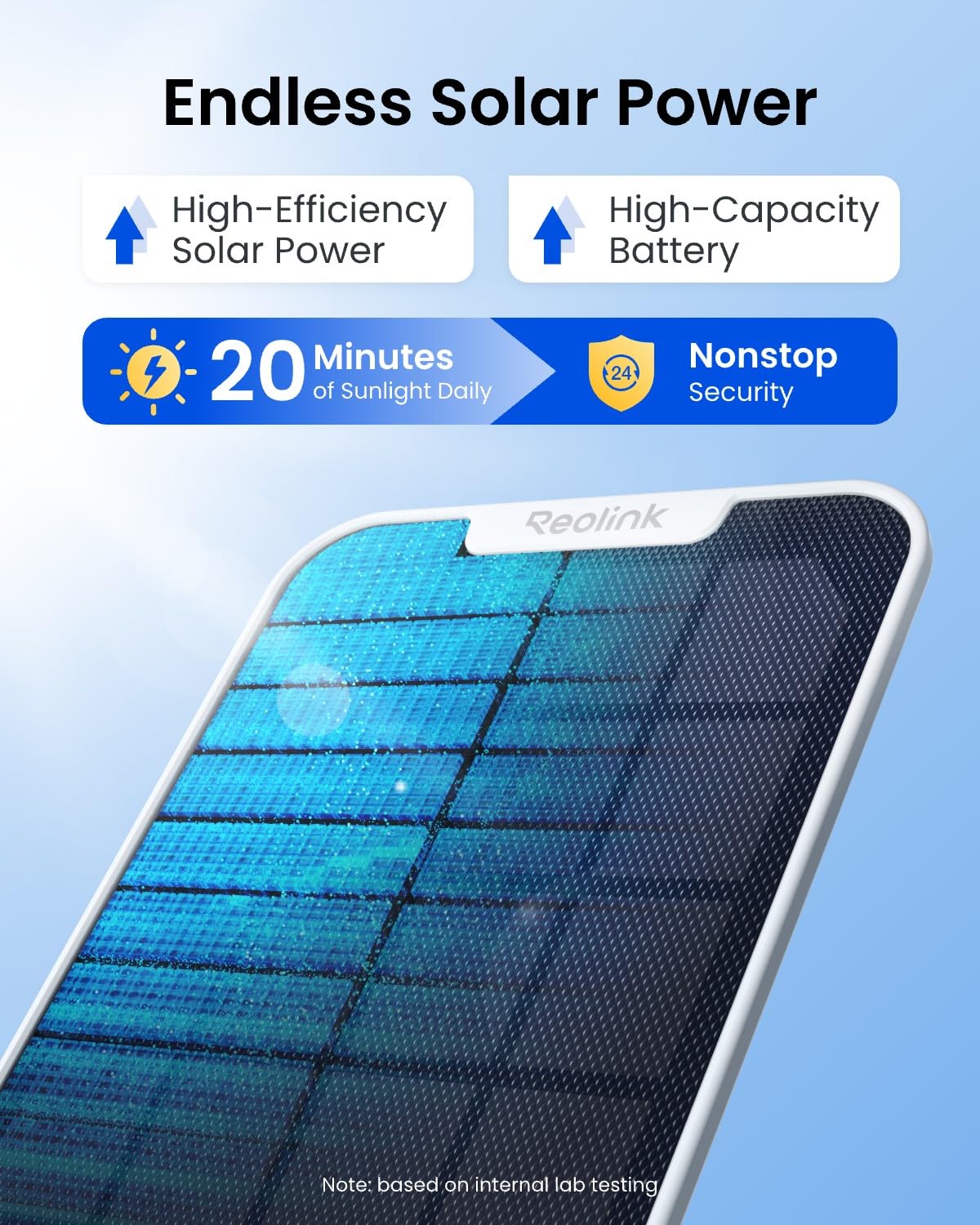 REOLINK 4K Wireless Solar Security Camera Argus PT Ultra