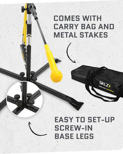 SKLZ Hurricane Baseball Swing Trainer - Adjustable Height
