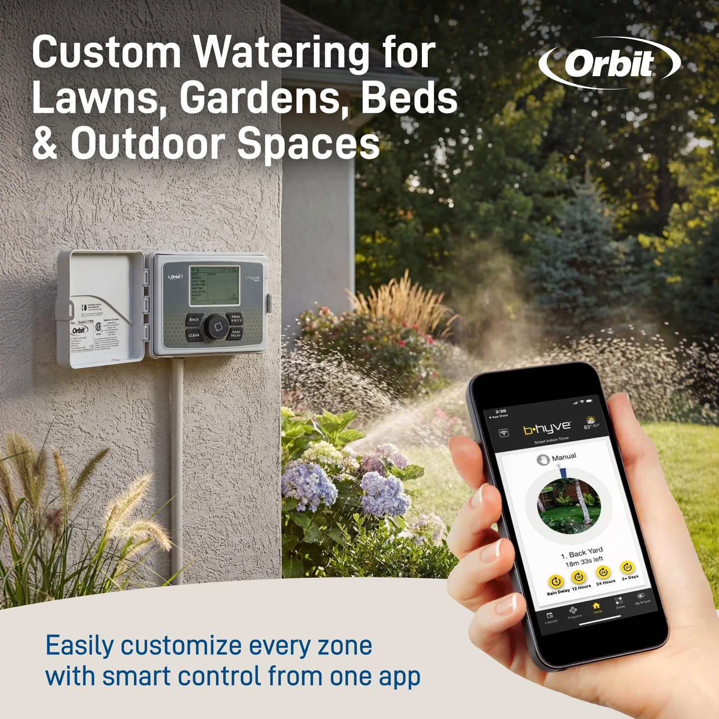 ORBIT B-hyve Smart 12-Zone Sprinkler Controller