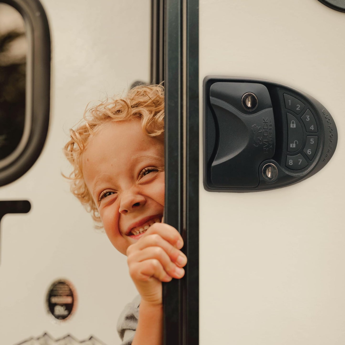 RVLOCK V4 Premium Metal RV Door Lock with Keypad & Remote