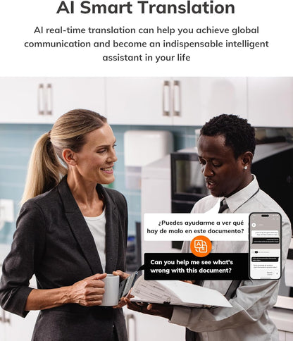 ELEHEAR-Beyond OTC Hearing Aids, AI Powered Speech Enhancement, Superior Sound Quality, Connectivity with iOS or Android Devices via Bluetooth 5.3, for Seniors and Adults