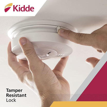 Kidde Smoke & Carbon Monoxide Detector, Hardwired, Interconnect Combination Smoke & CO Alarm with Battery Backup, Voice Alert, Pack of 2