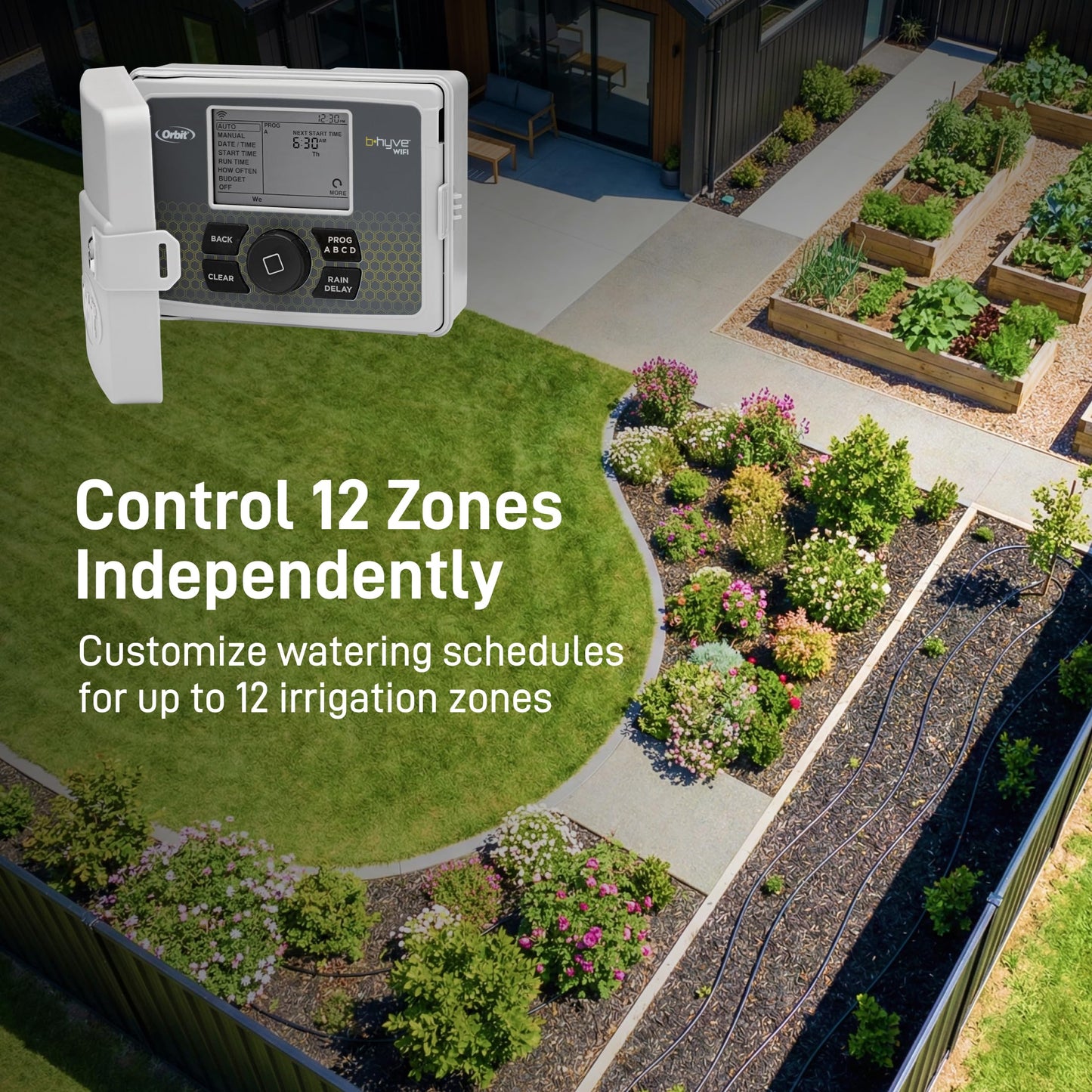 ORBIT B-hyve Smart 12-Zone Sprinkler Controller