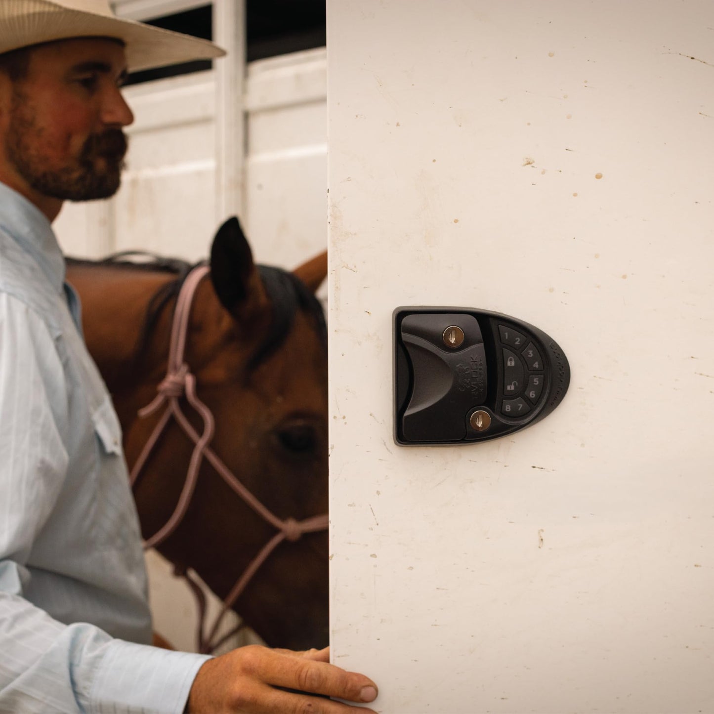 RVLOCK V4 Premium Metal RV Door Lock with Keypad & Remote