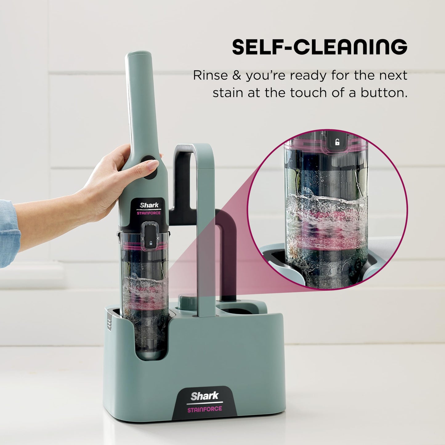 SHARK StainForce Cordless Portable Spot & Odor Remover