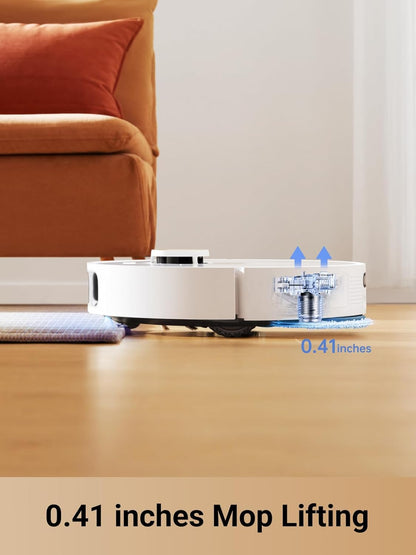 DREAME L10s Pro Ultra Heat Robot Vacuum and Mop Combo, Mop Extend, 7000Pa Suction, Auto Robot Care and Maintenance, 136°F Hot Water Mop Self-Cleaning, Obstacle Avoidance, Ideal for Hair, Carpets