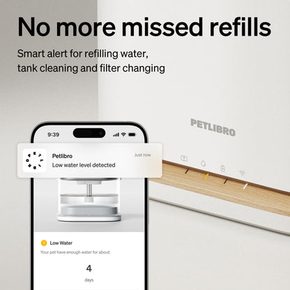 PETLIBRO Cat Water Fountain - Cordless 3L Smart Dispenser
