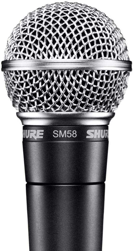 SHURE SM58-LC Dynamic Vocal Microphone - Professional XLR Mic