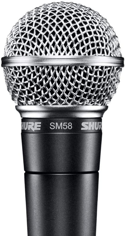 SHURE SM58-LC Dynamic Vocal Microphone - Professional XLR Mic