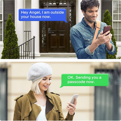 SIFELY Fingerprint Smart Door Lock with Keypad & Handle