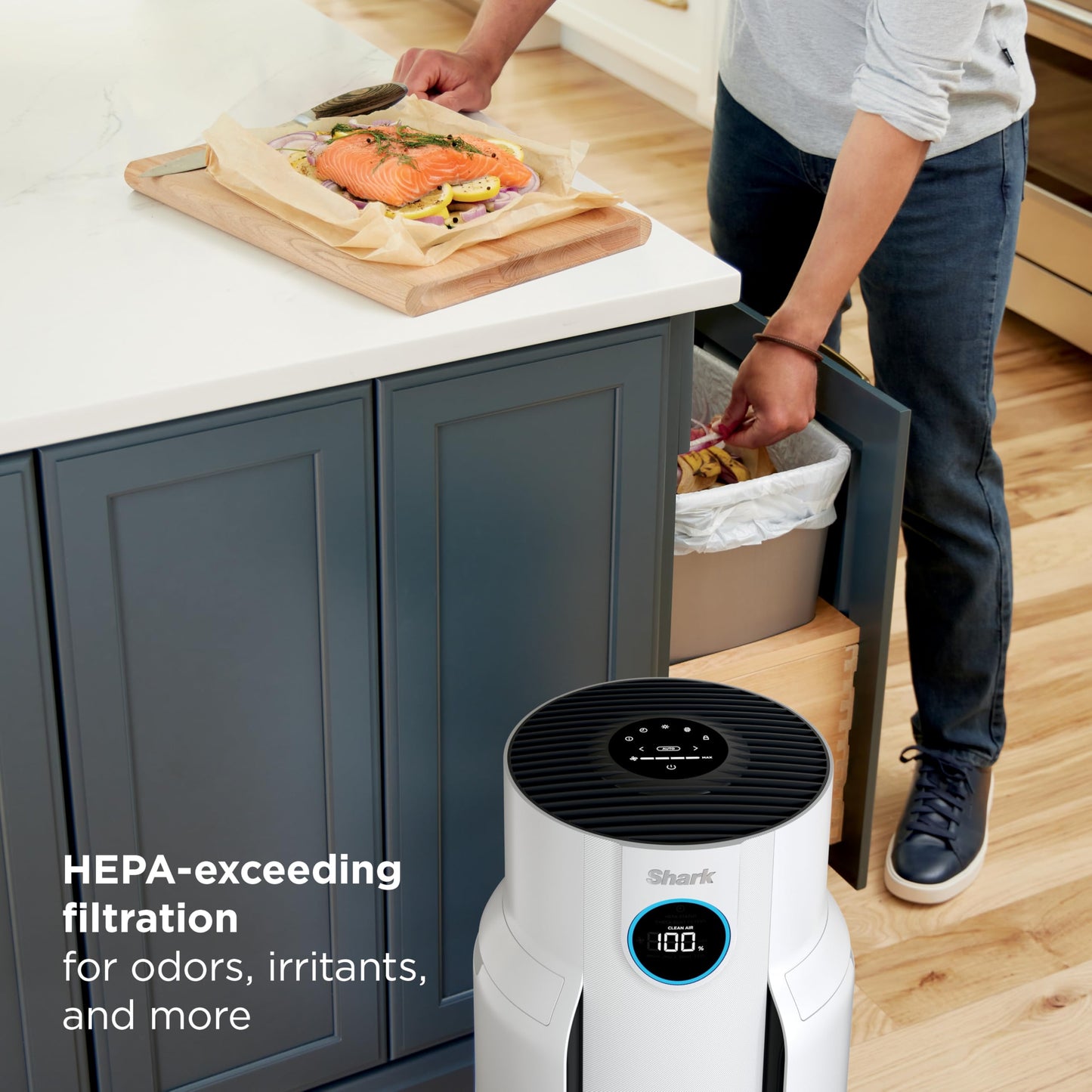 SHARK NeverChange Air Purifier for Large Rooms & Bedrooms