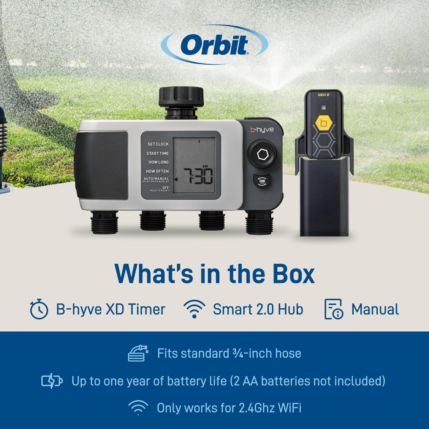 ORBIT B-hyve XD Smart Hose Watering Timer with Wi-Fi