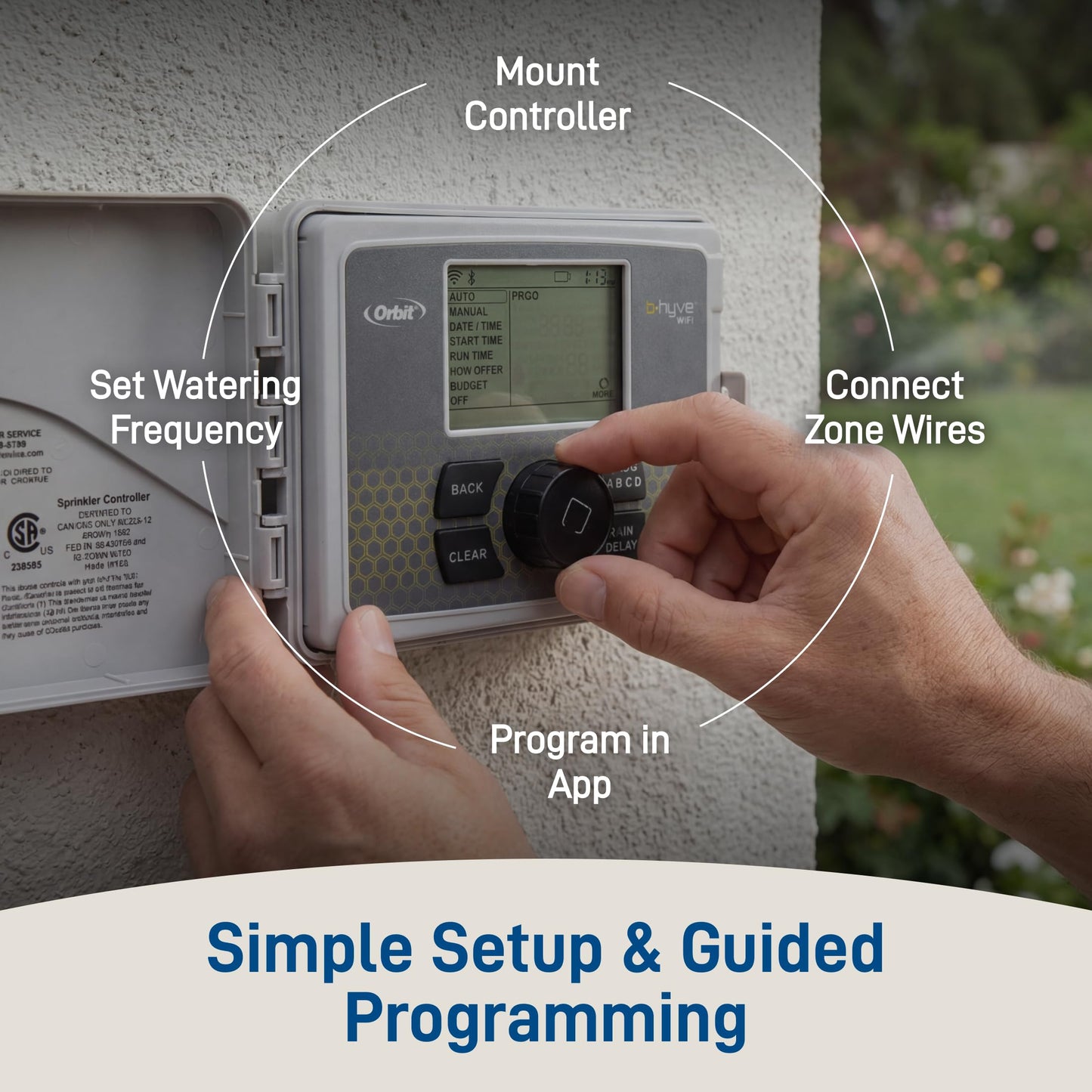 ORBIT B-hyve 6-Zone Smart Sprinkler Controller