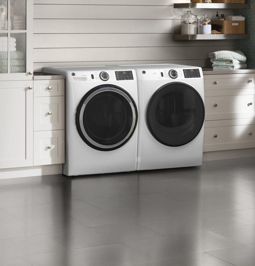 GE PROFILE 28 Inch Smart Front Load Washer with 4.8 cu. ft. Capacity in White GFW550SSNWW
