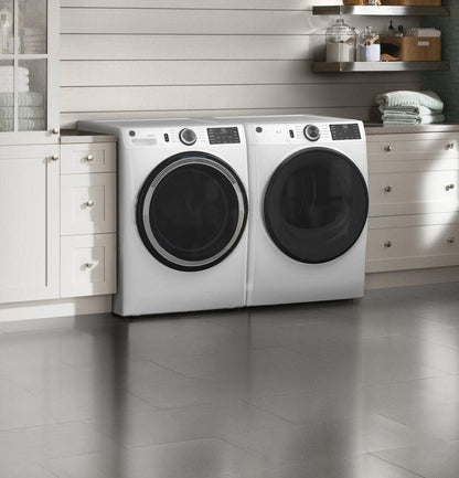 GE PROFILE 28 Inch Smart Front Load Washer with 4.8 cu. ft. Capacity in White GFW550SSNWW