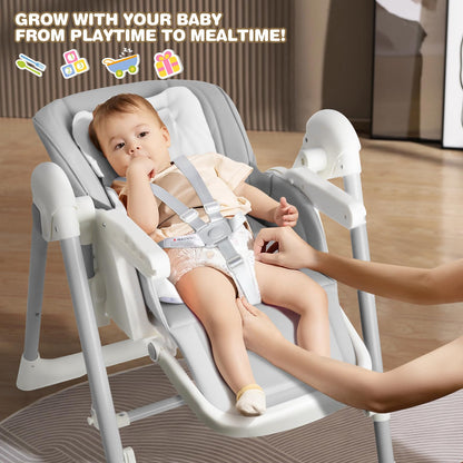 OUTLITT High Chair for Babies & Toddlers - 3-in-1 Convertible