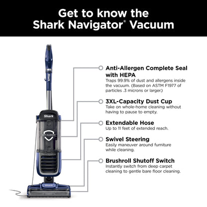 SHARK NV151 Navigator Swivel Pro Upright Vacuum Cleaner