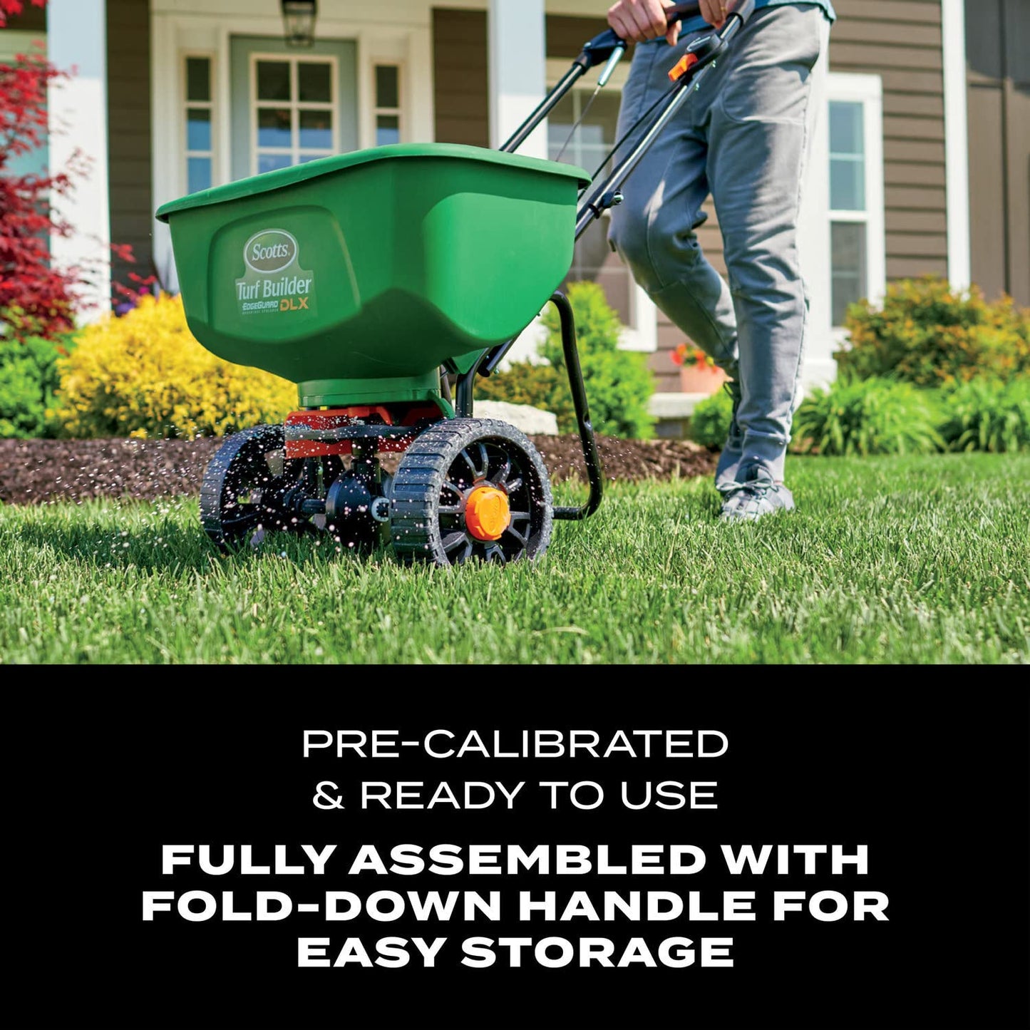 SCOTTS Turf Builder EdgeGuard DLX Spreader System