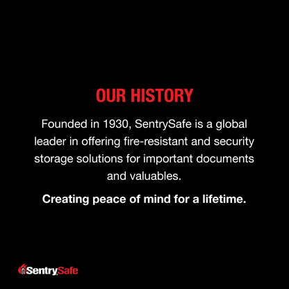 SENTRYSAFE Digital Safe Box - Waterproof & Fireproof Alloy Steel