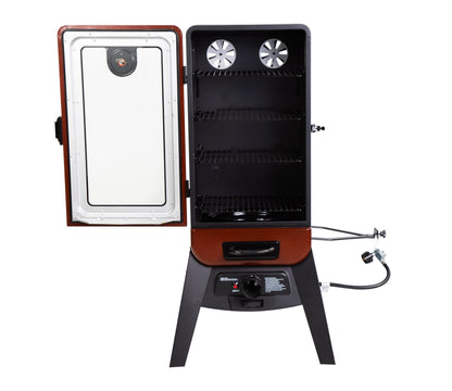 PIT BOSS 3-Series Gas Vertical Smoker - Red Hammertone 10773