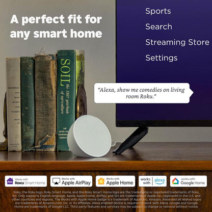 Roku Smart TV – 55-Inch Plus Series, Mini-LED TV – RokuTV with Enhanced Voice Remote – Flat Screen 4K QLED Television with Dolby Vision & Wi-Fi for Streaming Live Local News, Sports
