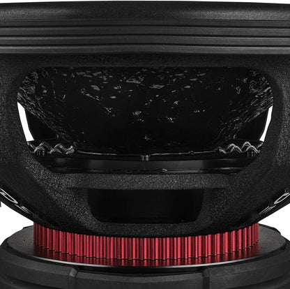 DS18 EXL-TR15.4D 15" Subwoofer Triple Stack with Reinforced Cone with Epoxy Coating for Enhanced Audio Performance, 2500 Watts RMS 4" Dvc 4-Ohm, Pro Audio SPL Car Subwoofer