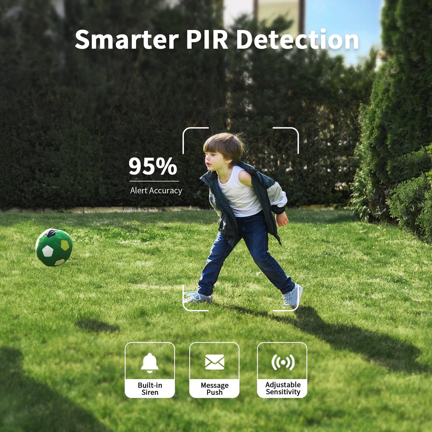 SEHMUA 2K Wireless Outdoor Security Cameras - 360Â° View