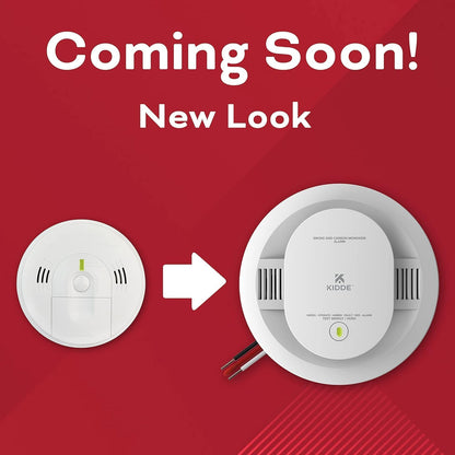 Kidde Smoke & Carbon Monoxide Detector, Hardwired, Interconnect Combination Smoke & CO Alarm with Battery Backup, Voice Alert, Pack of 2