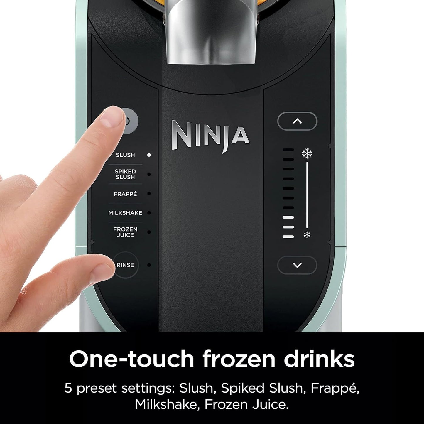 Ninja SLUSHi with RapidChill Technology, 96 oz. Frozen Drink & Slushie Machine, 5 Programs, Slush, Spiked Slush, Frappe, Milkshake, Frozen Juice, FS305CO + Two 16-oz Insulated Bubble Cups (Renewed)