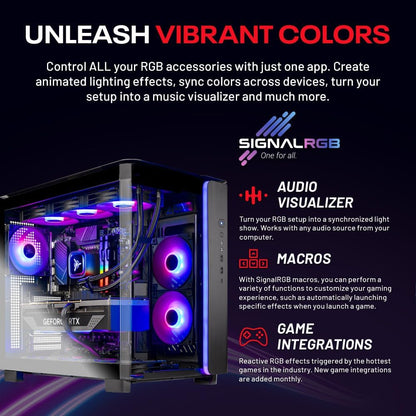 Skytech Gaming King 95 Desktop PC, Ryzen 7 7800X3D 4.2 GHz (5GHz), AMD RX 9070XT 16GB, 1TB Gen4 NVMe SSD, 32GB DDR5 RAM 5600 RGB, 850W Gold PSU, 360mm ARGB AIO, Wi-Fi, Win 11
