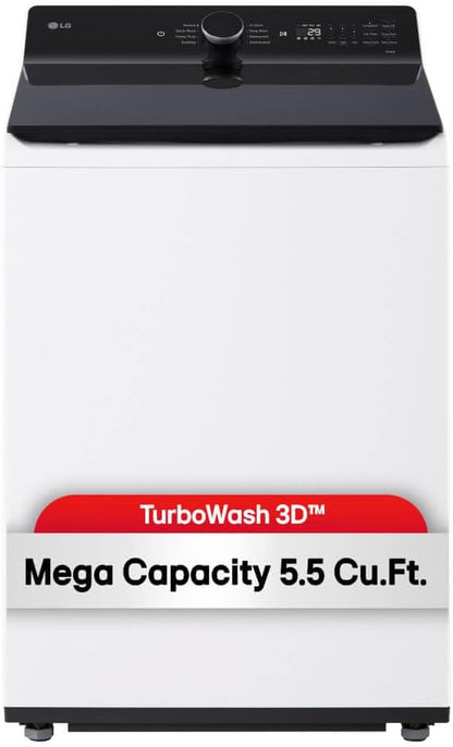 LG WT8400CW 5.5 Cu. Ft. White Mega Capacity Smart Top Load Washer w/EasyUnload