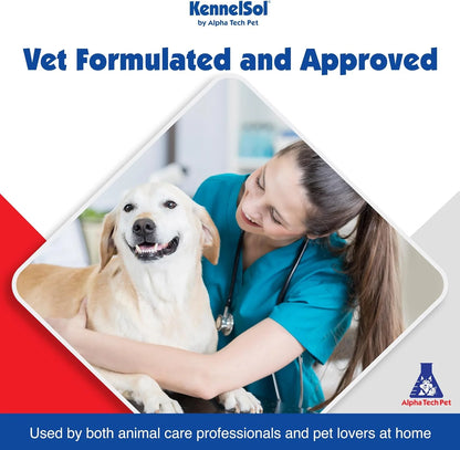 1-Step Kennel Cleaner - EPA Registered Liquid Concentrate Disinfectant and Deodorizer, Effective Against Bacteria and Viruses - 5 Gallons by Alpha Tech Pet