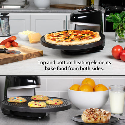 PRESTO Pizzazz Plus Rotating Oven - Black Model 03430
