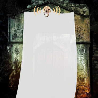 LED horror ghost yarn large hanging ghost light Halloween decoration