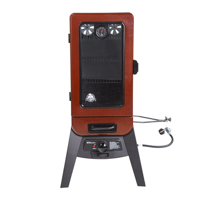 PIT BOSS 3-Series Gas Vertical Smoker - Red Hammertone 10773