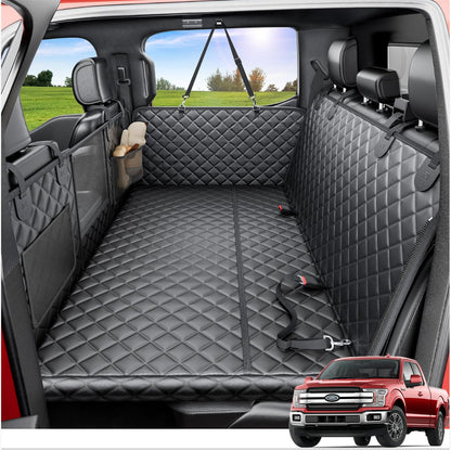 REEVAA Dog Truck Seat Cover - Waterproof Hammock for Large Dogs