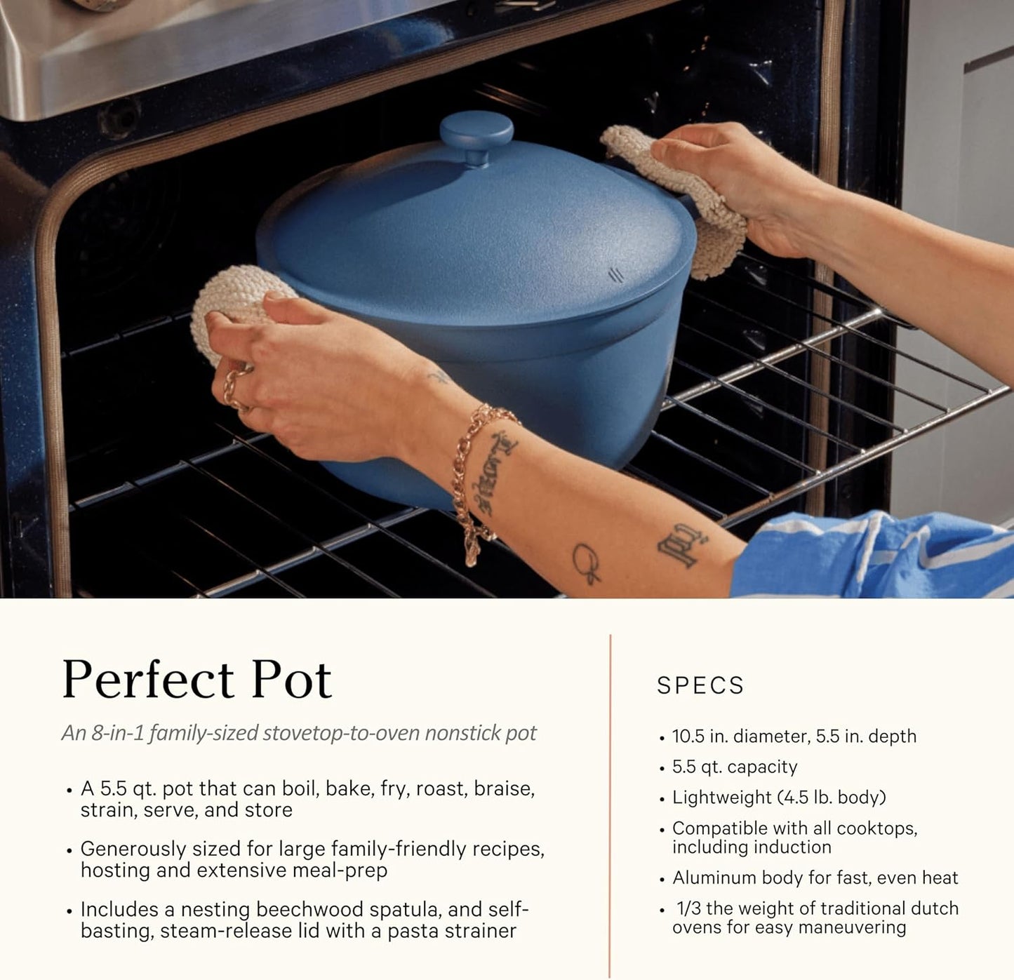 Our Place Cookware Set - 13-Piece Kit Including the Always Pan, Perfect Pot and Spatulas | Multifunctional, Toxin-Free Nonstick | Heat Safe up to 450°F | Oven, Stove, Induction Compatible | Char