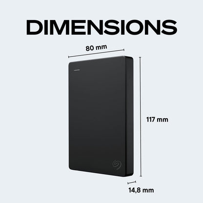 SEAGATE Portable 1TB External Hard Drive - USB 3.0 Black