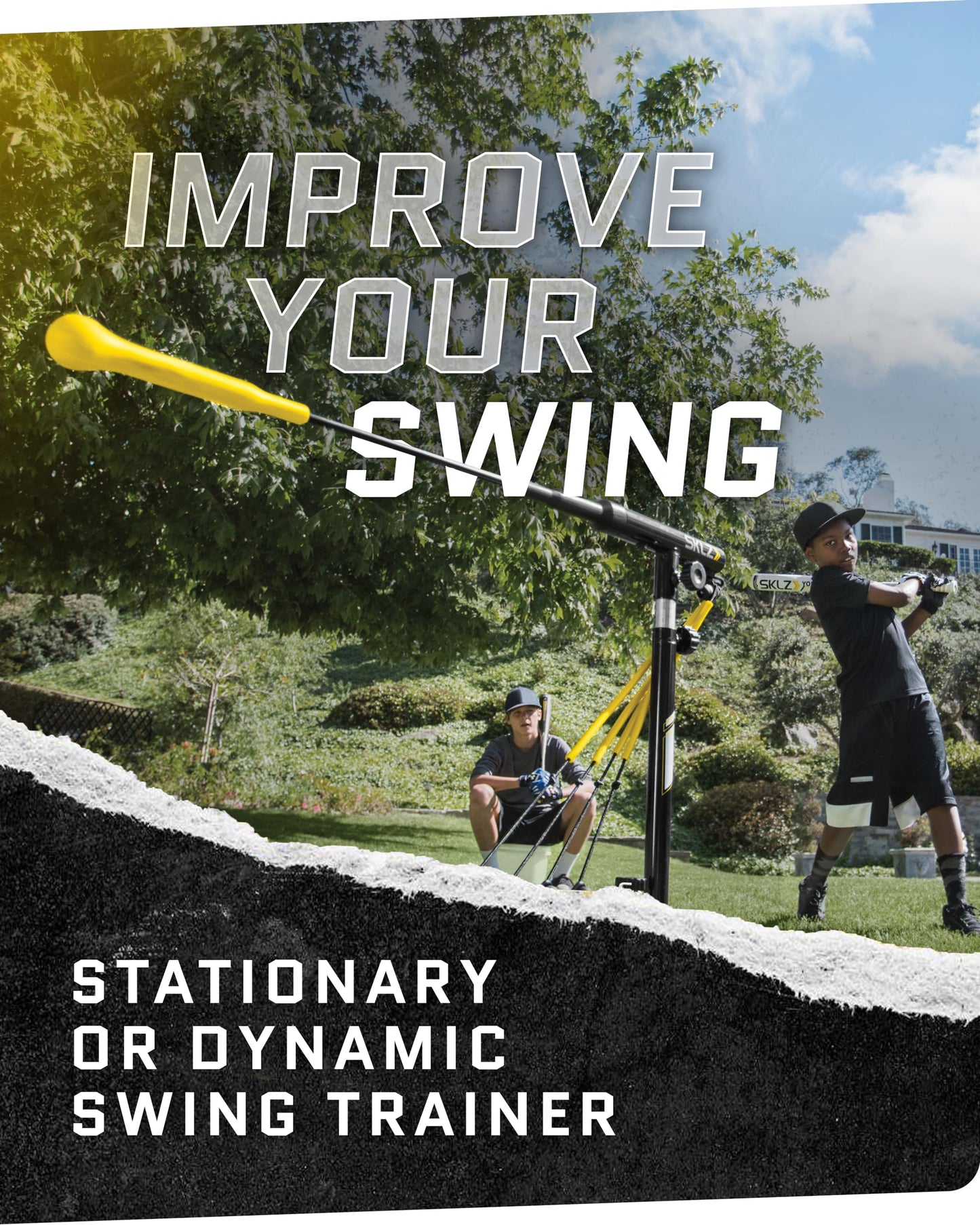 SKLZ Hurricane Baseball Swing Trainer - Adjustable Height